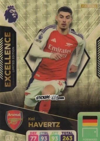 Figurina Kai Havertz - English Premier League 2024-2025. Adrenalyn XL
 n. EX5 - Panini