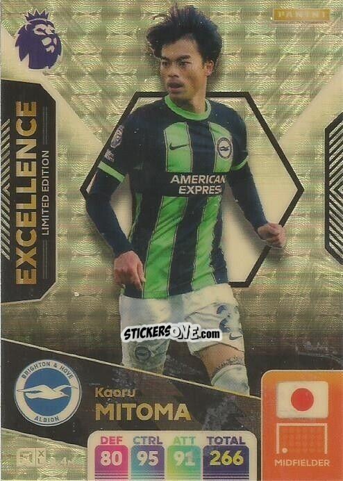 Cromo Kaoru Mitoma - English Premier League 2024-2025. Adrenalyn XL
 n. EX2 - Panini