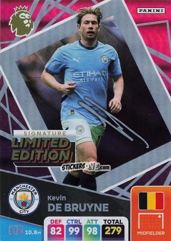 Cromo Kevin De Bruyne - English Premier League 2024-2025. Adrenalyn XL
 n. LEAS-KDB - Panini