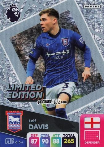 Cromo Leif Davis - English Premier League 2024-2025. Adrenalyn XL
 n. LE-LD - Panini