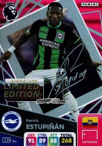 Cromo Pervis Estupinan - English Premier League 2024-2025. Adrenalyn XL
 n. LEPS-PE - Panini