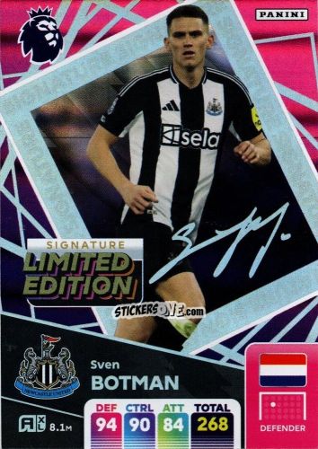 Sticker Sven Botman - English Premier League 2024-2025. Adrenalyn XL
 n. LEPS-SB - Panini