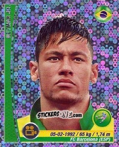 Figurina Neymar Jr - Copa Mundial Brasil 2014 n. 30c - Navarrete