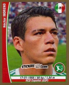 Cromo Hector Moreno - Copa Mundial Brasil 2014 n. 36 - Navarrete