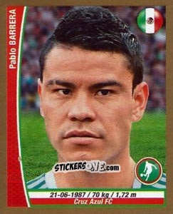 Figurina Pablo Barrera - Copa Mundial Brasil 2014 n. 42 - Navarrete