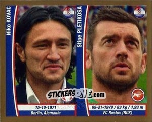 Figurina Niko Kovac / Stipe Pletikosa - Copa Mundial Brasil 2014 n. 50 - Navarrete