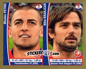 Figurina Mladen Petric / Niko Kranjcar - Copa Mundial Brasil 2014 n. 55 - Navarrete