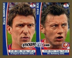 Figurina Mario Mandzukic / Ivica Olic - Copa Mundial Brasil 2014 n. 56 - Navarrete