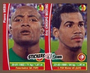 Figurina Pierre Webo / Eric Maxim Choupo-Moting - Copa Mundial Brasil 2014 n. 65 - Navarrete
