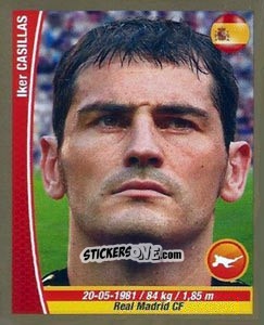 Figurina Iker Casillas - Copa Mundial Brasil 2014 n. 69 - Navarrete
