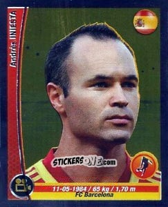 Cromo Andres Iniesta - Copa Mundial Brasil 2014 n. 76 - Navarrete