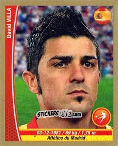 Sticker David Villa - Copa Mundial Brasil 2014 n. 81 - Navarrete