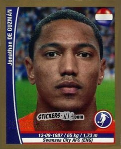 Sticker Jonathan de Guzman - Copa Mundial Brasil 2014 n. 95 - Navarrete