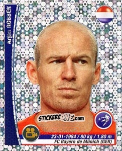 Figurina Arjen Robben - Copa Mundial Brasil 2014 n. 98c - Navarrete