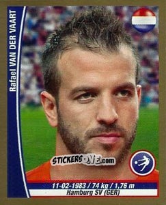Cromo Rafael van der Vaart - Copa Mundial Brasil 2014 n. 100 - Navarrete