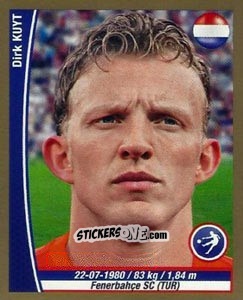 Sticker Dirk Kuyt - Copa Mundial Brasil 2014 n. 102 - Navarrete