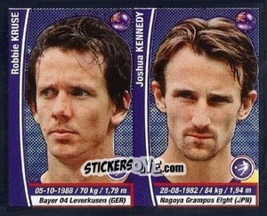 Figurina Robbie Kruse / Joshua Kennedy - Copa Mundial Brasil 2014 n. 119r - Navarrete