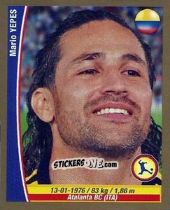 Cromo Mario Yepes - Copa Mundial Brasil 2014 n. 124 - Navarrete