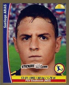 Cromo Santiago Arias - Copa Mundial Brasil 2014 n. 128 - Navarrete