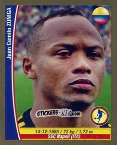 Sticker Juan Camilo Zuniga - Copa Mundial Brasil 2014 n. 132 - Navarrete