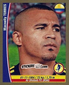 Cromo Macnelly Torres
