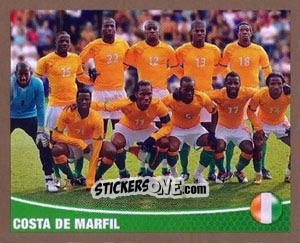 Cromo Equipo-Costa de Marfil
