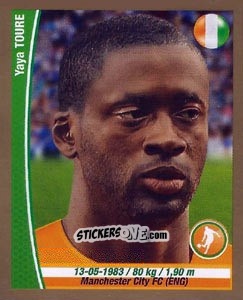 Cromo Yaya Toure - Copa Mundial Brasil 2014 n. 148 - Navarrete