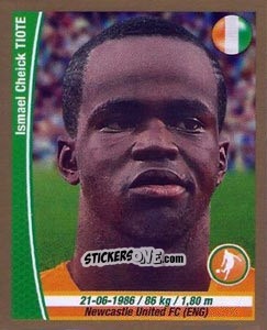 Cromo Cheick Tiote - Copa Mundial Brasil 2014 n. 149 - Navarrete
