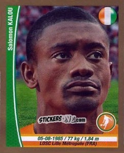 Cromo Salomon Kalou - Copa Mundial Brasil 2014 n. 151 - Navarrete