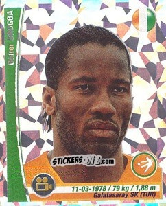 Cromo Didier Drogba - Copa Mundial Brasil 2014 n. 152p - Navarrete