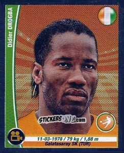 Cromo Didier Drogba - Copa Mundial Brasil 2014 n. 152r - Navarrete