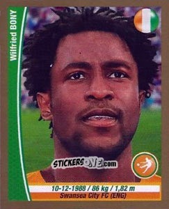 Sticker Wilfried Bony - Copa Mundial Brasil 2014 n. 155 - Navarrete