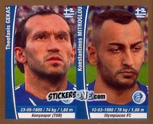 Figurina Theofanis Gekas / Kostas Mitroglou - Copa Mundial Brasil 2014 n. 164 - Navarrete