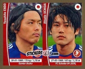 Figurina Yasuhito Endo / Atsuto Uchida - Copa Mundial Brasil 2014 n. 170 - Navarrete
