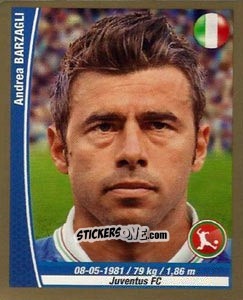 Cromo Andrea Barzagli - Copa Mundial Brasil 2014 n. 200 - Navarrete