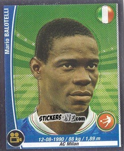 Figurina Mario Balotelli - Copa Mundial Brasil 2014 n. 209r - Navarrete