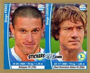 Cromo Diego Perez / Diego Lugano - Copa Mundial Brasil 2014 n. 213 - Navarrete