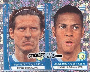 Figurina Diego Forlan / Abel Hernandez - Copa Mundial Brasil 2014 n. 219c - Navarrete