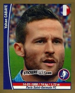 Figurina Yohan Cabaye - Copa Mundial Brasil 2014 n. 241 - Navarrete
