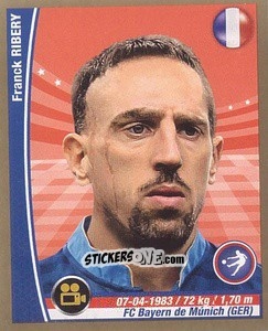 Cromo Franck Ribery - Copa Mundial Brasil 2014 n. 244 - Navarrete