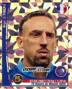 Cromo Franck Ribery - Copa Mundial Brasil 2014 n. 244p - Navarrete