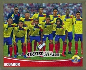 Cromo Equipo - Ecuador - Copa Mundial Brasil 2014 n. 247 - Navarrete