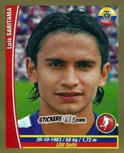Cromo Luis Saritama