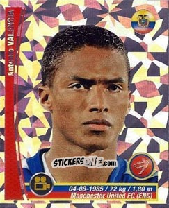 Cromo Antonio Valencia - Copa Mundial Brasil 2014 n. 262p - Navarrete