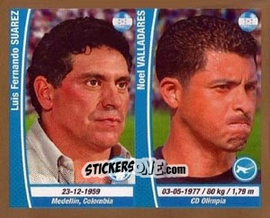 Sticker Luis Fernando Suarez / Noel Valladares - Copa Mundial Brasil 2014 n. 266 - Navarrete