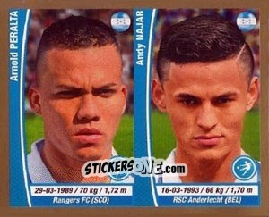Sticker Arnold Peralta/ Andy Najar - Copa Mundial Brasil 2014 n. 271 - Navarrete