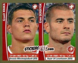 Figurina Granit Xhaka/ Eren Derdiyok - Copa Mundial Brasil 2014 n. 280 - Navarrete