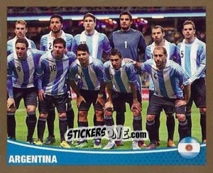 Cromo Equipo - Argentina - Copa Mundial Brasil 2014 n. 283 - Navarrete