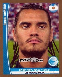 Figurina Sergio Romero - Copa Mundial Brasil 2014 n. 285 - Navarrete