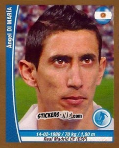 Figurina Angel di Maria - Copa Mundial Brasil 2014 n. 292 - Navarrete